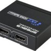 SpeaKa Professional SP-HDS-110 1+2 porty Splitter HDMI 3840 x 2160 px czarny