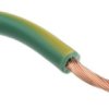 Przewód jednożyłowy linkowy, 2491X, 1,5 mm², 30/0,25 mm, 16 AWG, PVC, 750 V, Zielony/Żółty, dł. 100m, RS PRO