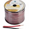 PRZEWOD 2*0.35MM CZARNO CZERWO