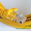 Patchcord RJ45 Kat.5e 3m U/UTP PVC miedziany żółty