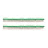 Listwa goldpin zielona 2.54mm 1x40 pin (2 sztuki)