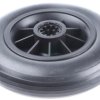 Kółko do wózka, Lite, Guma, Czarny, obc.: 100kg, śred.: 200mm, szer.: 50mm