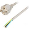 Kabel: 3X1,5Mm2, Cee 7/7 (E/F) Wtyk, 5M, 16A Lt312 H05vv-F 3X1.5 5.0M Gry