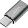 LogiLink USB 2.0 adapter [1x złącze męskie USB-C - 1x złącze żeńskie Micro-B USB 2.0] AU0041