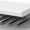 Pin header, 5 pole, pitch 2.54 mm, straight, natural, 640454-5