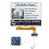 Waveshare 10.3inch e-Paper e-Ink Display HAT For Raspberry Pi, 1872×1404, Black / White, 16 Grey Scales, USB / SPI / I80