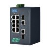 Przemysłowy zarządzalny switch PROFINET - 8 portów Fast Ethernet 10/100Mb/s, 2 porty Gigabit Combo SFP EKI-5629CI-PN-AE