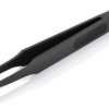 ESD plastic tweezers, insulated, antimagnetic, carbon fibre plastic, 115 mm, 92 09 01 ESD