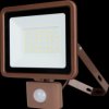 2707616040 LED floodlight, 30 W, 2550 lm, 6500 K, IP44, sensor, bronze