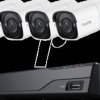 NVS8-5MB4 Network Video Recorder, Set Includes 4 Cameras