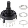 TruComponents 783103 Rotary Switch, Panel, 12x30°, Non-illum, Solder