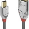 LINDY Kabel USB USB 2.0 Złącze męskie USB-A, Złącze męskie USB Mini-B 2.00 m szary 36632
