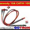 Przewody do miernika 10A CATIII 1000V szare HQ