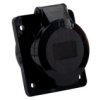 Gniazdo Siłowe Tablicowe Skośne 16A 5P /Fe/ Czarne