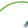 Patch cable, RJ45 plug, straight to RJ45 plug, straight, Cat 6A, PUR, 10 m, green, 09484747744100