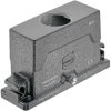 Grommet housing, size 24B, die-cast aluminum, 1 x M40, straight, central locking, IP65/IP68/IP6K9K, 19405240483