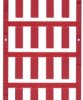 PA cable maker, inscribable, (W x H) 21 x 7.4 mm, max. bundle Ø 4.9 mm, red, 1919010000