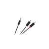 Złącze Jack wt.3,5st-2xRCA 1m Cabletech Standard / KPO3952-1.0