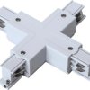 Łącznik szynoprzewodu IP20 3-fazowy biały TRACK X CONNECTOR 4W WHITE GXTR044