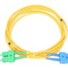 Patchcord Pvc, Jednomodowy, Duplex, G652d, 3Mm, 1M Extralink Sc/Upc-Sc/Apc