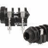 Gniazdo JACK 6,3mm mon. do druku 2szt