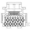 TE Connectivity TE AMP Standard Modular Jacks 216005-1, 1 szt.
