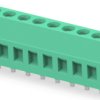 PCB terminal, 10 pole, pitch 5.08 mm, AWG 30-12, 17.5 A, cage clamp, green, 1-282841-0