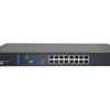 Niezarządzalny przełącznik (switch) 16 portów RJ45 PoE+ 1Gb/s + 2 porty SFP Uplink 1Gb/s AVIZIO