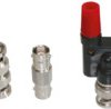 Coaxial adapter kit, 50 Ω, BNC, 4.0 mm to BNC, 4.0 mm, BS 1000