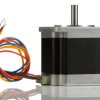 Silnik krokowy 24 V 1.0Nm 1.8° średnica wału: 6.35mm Sanyo Denki żyły: 4