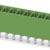 Pin header, 3 pole, pitch 3.81 mm, straight, green, 1818193