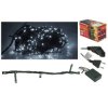 Lampki choinkowe 100LED CW Białe Zimne, 230V
