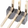 Listwa pinowa kątowa W & P Products 707-1-14-2-20-00, RM 1,27 mm, 1x14 pin, 1 A, czarna