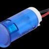 QS123XXB24 Indicator LED, 24 V DC, 12 mm, wired, blue