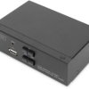 KVM switch, 2-port, single display, 4K, HDMI