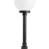 Oprawa oświetleniowa zewnętrzna, stojąca Kule Classic K 5002/3/KP 200 OP, E27 max 60W, kolor czarny, klosz biały 0438621