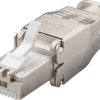TRU COMPONENTS 1610346 Złącze męskie RJ45 CAT 6a, RJ45, CAT 6a, piny:8P8C, 1 szt.