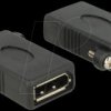 85123 Adapter DPort 1.1 fem. > DPort fem. panel-mount