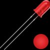 2111O160 LED, 5 mm, wired, red, 700 mcd, 30°