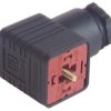Złącze zaworowe przyłączeniowe do gniazda kabla typ A 3-pinowe 250 V GDM 2009 J schwarz