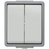 Siemens 5TA4705 Delta surface shutter Switch grey IP44 two-circuit 10A