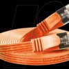 PKW-STP-SLIM-KAT6 0.5 OR Cat.6 SLIM patch cable, STP(PIMF), 0,5 m, orange