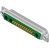 D-Sub socket, 25 pole, 25W3, equipped, straight, solder cup, 3025W3SAM99A30X