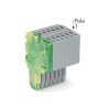 WAGO 2020-207/000-037 2 Conductor Female Ground End Module Green-yellow