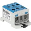 Listwa zaciskowa 3-torowa Al/Cu 1,5-50mm2 320A 1500V na szynę TH35 niebieski OTL50-3 MOREK