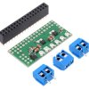 Pololu Dual MAX14870 Motor Driver for Raspberry Pi (Partial Kit)