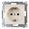 Simon 54 Gniazdo pojedyncze SCHUKO z/u 16A IP20, szybkozłącza, kremowe DGSz1CZ.01/41