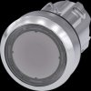 3SU1050-0AB70-0AA0 SIRIUS ACT push button, Ø 22 mm, transparent