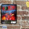 WORMS - Amiga Video Game Artwork on Rustic - Metal Sign