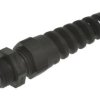 Dławnica z odgiętką; BS-PG9BK; poliamid; IP68; czarny; PG9; 4÷8mm; z gwintem PG; LappKabel; RoHS